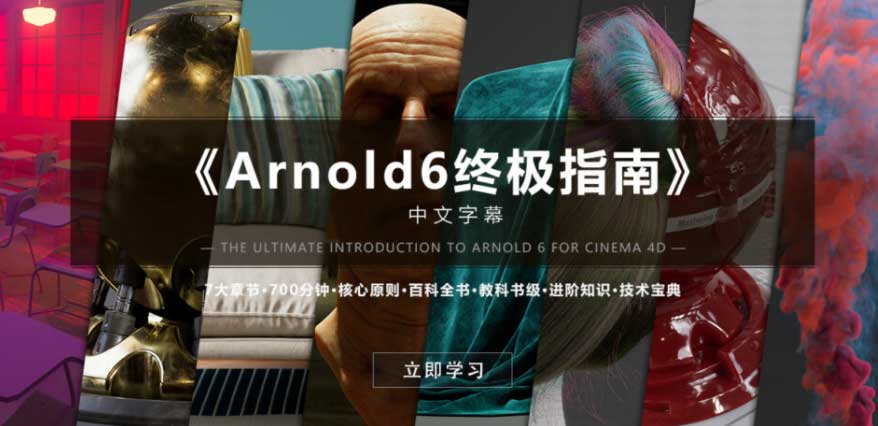 Arnold6阿诺德渲染器终极指南cg教程-建模教程-教程学习大侠教程