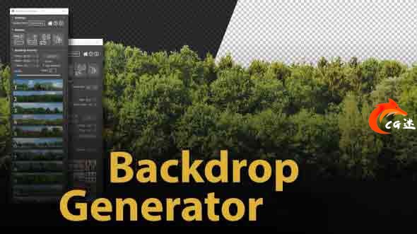 3DS MAX二维背景生成插件 Backdrop Generator V2.0cg教程-建模教程-教程学习大侠教程